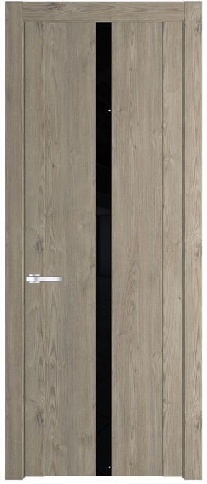 1.8N цвет Каштан темный вставка Lacobel Черный лак