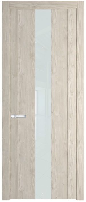 1.9N.O цвет Каштан светлый вставка Lacobel Белый лак