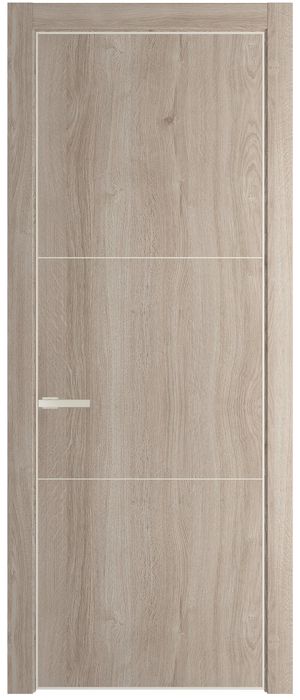 13NA Дуб Сонома профиль Крем Магнолия вставка Глухая
